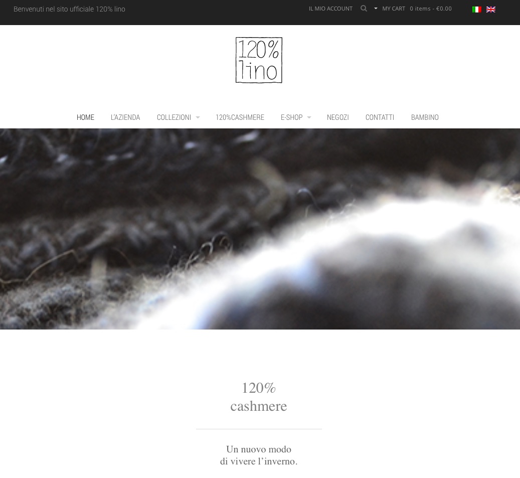Vista del progetto 120% Lino