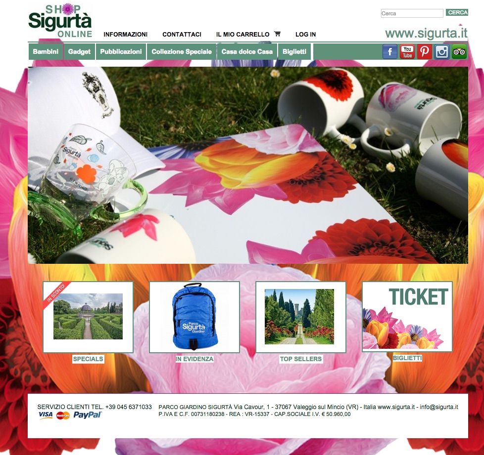 Vista del progetto Sigurtà